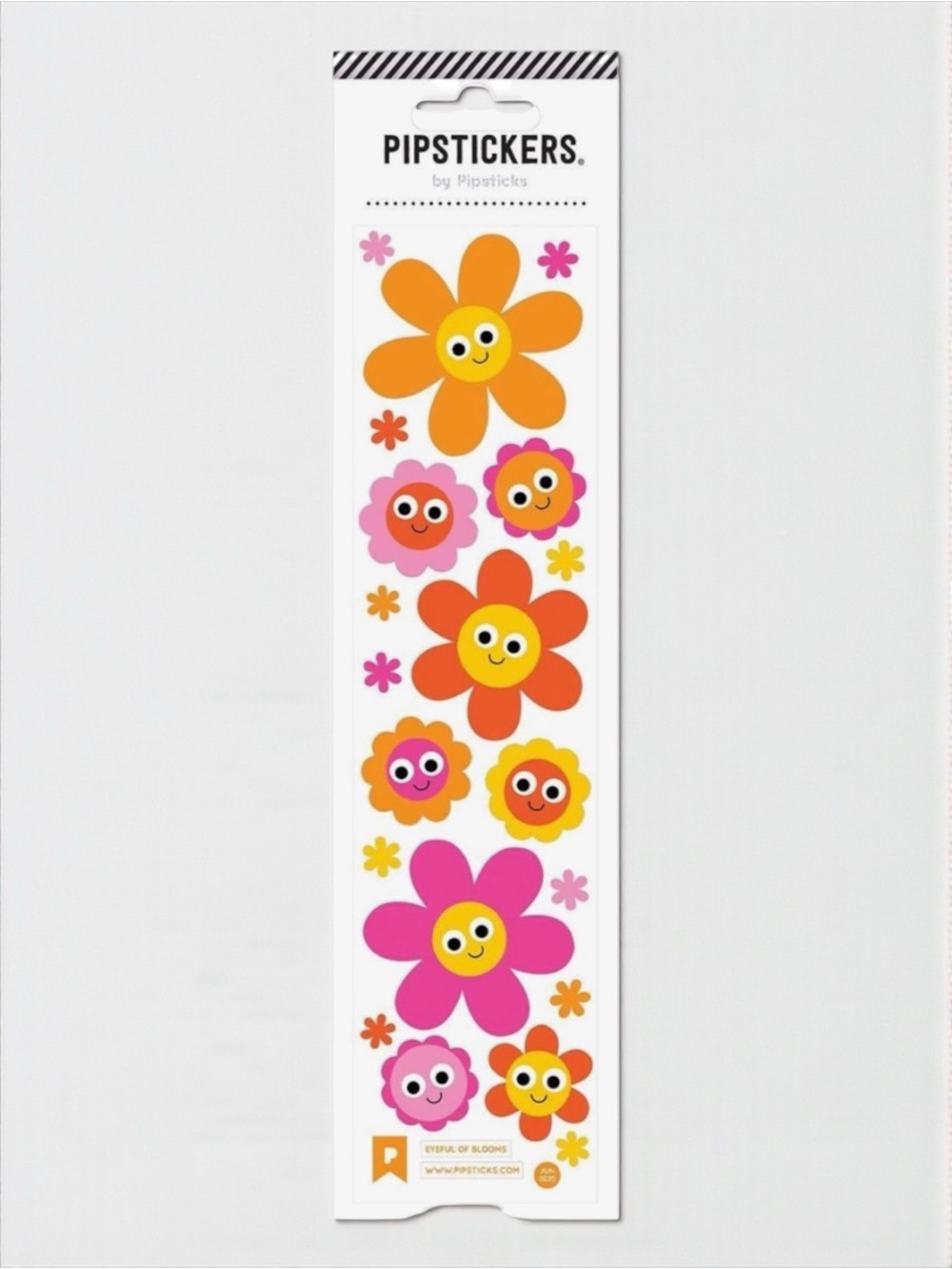Pipstickers Smiley Flower Stickers Groovy Retro Planner Stickers NWT
